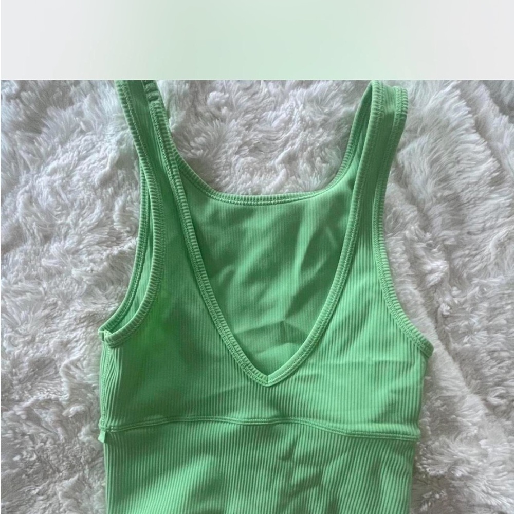 Green Lululemon Tank Top